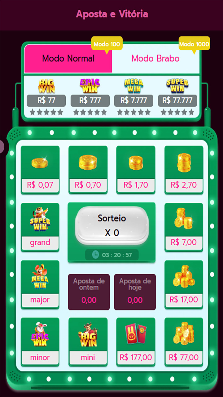 fortune mouse bônus 